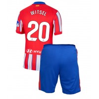 Camiseta Atletico Madrid Axel Witsel #20 Primera Equipación para niños 2024-25 manga corta (+ pantalones cortos)